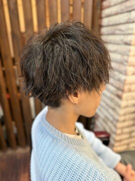 グランアージュ 池袋東口店(grandage) 波巻ツイストスパイラル　刈り上げ２ブロックマッシュ/池袋駅