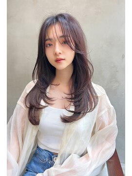 エイミー(Aimee) Aimee 町田 ブラウン×レイヤーカット