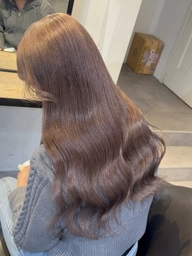 ベレーザ 渋谷(BELEZA) 13231暗髪ダブルカラー＆ブリーチなしレイヤーオリーブカラー