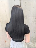 美髪縮毛矯正/髪質改善トリートメント/ブルーブラック/グレー