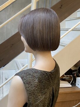 マッシュ 北堀江(MASHU) グレージュカラー×ボブ