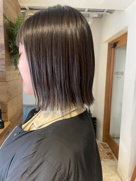 ムード(MOOD,) 暗めカラー/グランマッシュ[レイヤーカット/髪質改善/銀座]