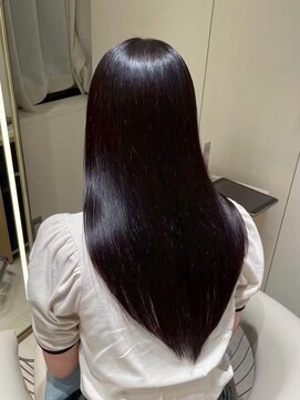 コンティロミー(CONTI ROMMY.) 縮毛矯正◎髪質改善◎暗めカラーフェミニンロング20代～50代