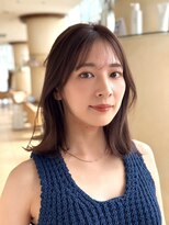 ザック ヴィ(ZACC  vie)&nbsp;くびれミディアム/シースルーバング／オリーブベージュ