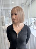ハイライトバレイヤージュダブルカラーケアブリーチ20代30代40代