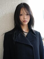 ノラ シブヤ(NORA)&nbsp;ハッシュカットミディアムレイヤーウルフボブ顔まわりレイヤー