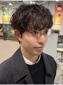 韓国マッシュシャドウパーマカルマパーマナチュラルマッシュ