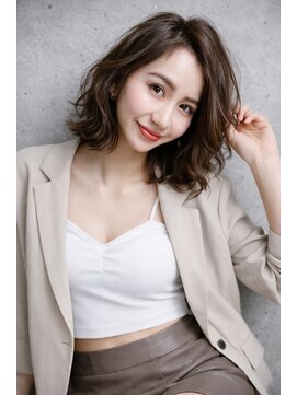 ニナ 梅田(nina) 【nina梅田】ウェーブボブ