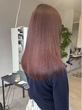 イル(ill) ダブルカラー ケアブリーチ ピンクベージュ 大須