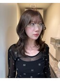 ミディアム×レイヤーカット