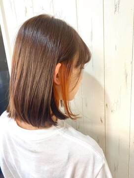 ワンクリエーション 愛甲石田店(ONEcreation) アンブレラカラー前髪クールショートイメチェン