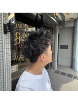ゴートファミリー 川口(G.O.A.T FAMILY) ツーブロツイストパーマ