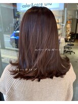 カラーアンドケアリタ(color&care Lita)&nbsp;◎パープルガーネット×外はねロブ