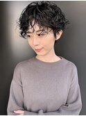 【morio池袋】可愛くて色気のあるマッシュショート♪ウェーブ