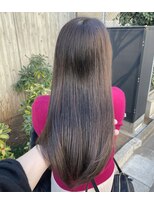 ライラックブラウン【池袋.髪質改善.ヘアカラー】