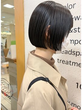 モリオ フロム ロンドン サッポロファクトリー店(morio FROM LONDON) 【morio札幌】札幌ショート　大人かわいい黒髪ショートボブ