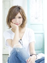 ロンドジェネルーズ 柏(Lond generous)&nbsp;永藤好子☆くせ毛風ニュアンスカラー