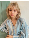 ブロンドウェーブミディアム