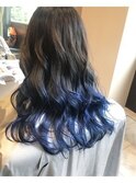 【W-ワット-原宿店】*ブルーグラデーション*