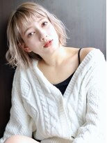 ヘアアンドメイク シークネクスト(HAIR&MAKE SeeK NEXT)&nbsp;【SeeK NEXT島貫】シルバー×きりっぱボブ