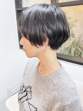 ニット 銀座(knit) 《knit銀座 佐野元気》黒髪20代30代40代ハンサムショート丸み