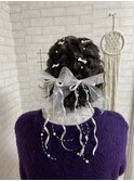 モコモコハーフアップ♪