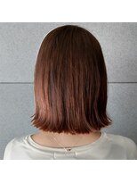 リールヘアー 大野城店(rire hair) ぱつっとオレンジカラー