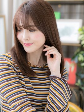 カバーヘア ブリス 志木南口駅前店(COVER HAIR bliss) ★シースルーバング大人ガーリーニュアンスカラー20代30代★9