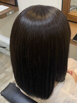 ウル 表参道(HOULe)&nbsp;バイカルテ レイヤー 髪質改善  ベージュ 酸熱トリートメント