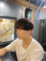 【銀座理容室】【銀座美容室】マッシュスタイル