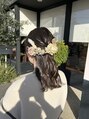 サバ ヘアー スペース(SABA hair space) お呼ばれセットや成人式、卒業式でも可愛いスタイルです
