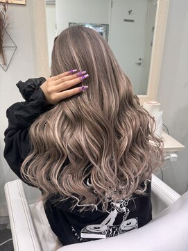 ラピス 池袋(Lapis) グレージュ×ハイライト