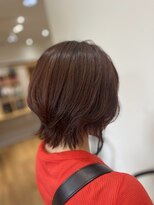 ミナモ(MINAMO)&nbsp;暖色系カラー/レイヤーボブ/ナチュラルカラー/20代30代40代