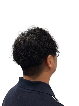 銀座マツナガ 神田店 20代30代大人オシャレツーブロック無造作パーマ