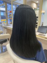 アッシュ 仙川店(Ash)&nbsp;ロングレイヤーカット 髪質改善 艶 潤い ストレート 50代