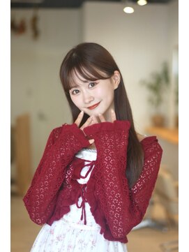 ウル(uru.) 小顔見え前髪と秋っぽブラウン