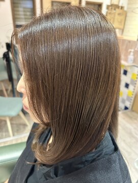 アミ ヘアコミュニティ(amie hair community) 秋色カラー♪アッシュ系オリーブブラウン