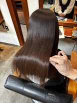 カルマ(CALMA)&nbsp;【お客様スタイル】酸性ストレートで作る艶感スタイル