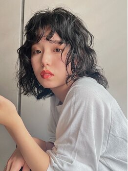 ダブ ムート(DaB MUUT)の写真/【ダメージを最小限に抑えた、パーマstyle】リッジや毛束のニュアンス、カラーとの相性、全てが絶妙。
