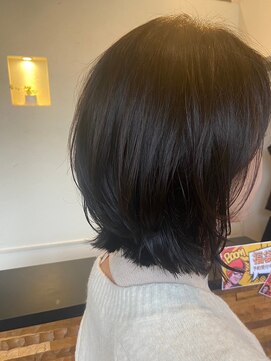 ヴァン カウンシル 王子(VAN COUNCIL) 大人かわいいレイヤーボブ外ハネくびレイヤー うる艶髪質改善3