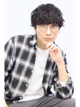 リン(Rin) ミディアム マッシュ パーマ 【10代20代30代40代】