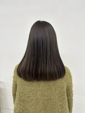 セダクション 道後樋又店(Seduction) 松山市/10代/20代/30代/40代/ハイライト×オリーブベージュ