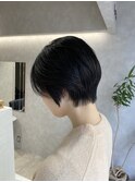 30代ショート×黒髪
