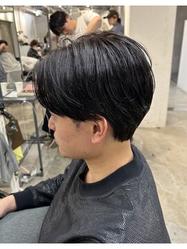 フォト 新宿(foto) 新宿/ニュアンスパーマ/センターパート/メンズパーマ