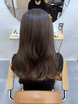 ジーナ 船橋(Zina)&nbsp;髪質改善＊ロングレイヤーグレーベージュ＊美髪【Zina船橋】