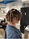 モコモコヘアアレンジ