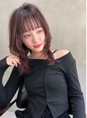 【ROJITHA表参道原宿】内巻きレイヤー×ピンクラベンダー
