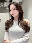 韓国ヘア/レイヤーカット/髪質改善/縮毛矯正/前髪顔まわりカット