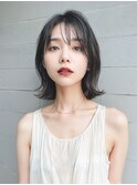 肩はねボブ