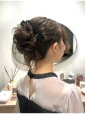 【ヘアセット】ふわふわポニー